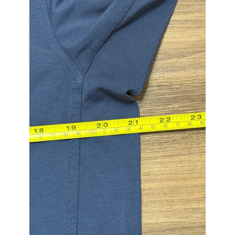 Arcteryx Captive SS Performance Polo Mens Navy Blue Outdoor Hiking Sz L